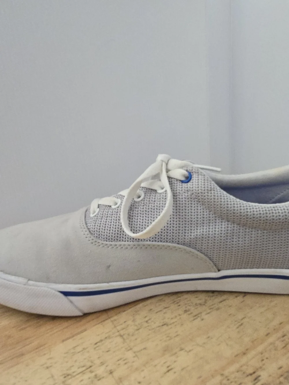 Columbia Men's Slack Tide Light Gray Canvas Boat Shoes